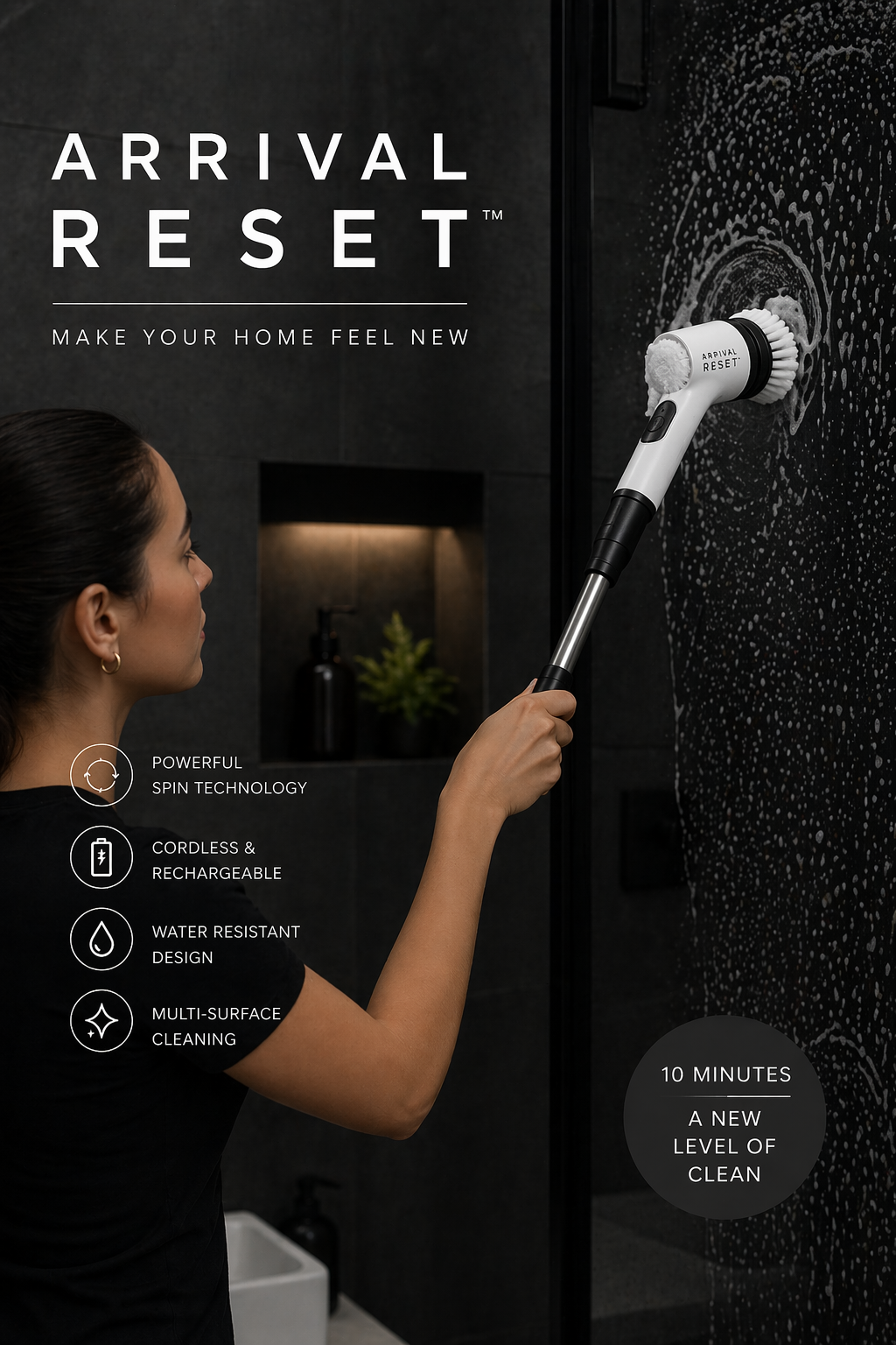 Spin Scrubber Arrival Reset