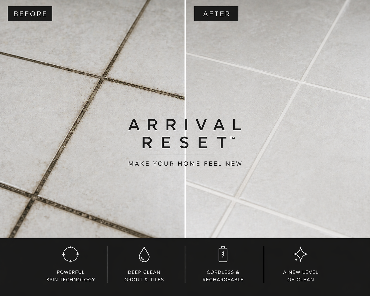 Spin Scrubber Arrival Reset